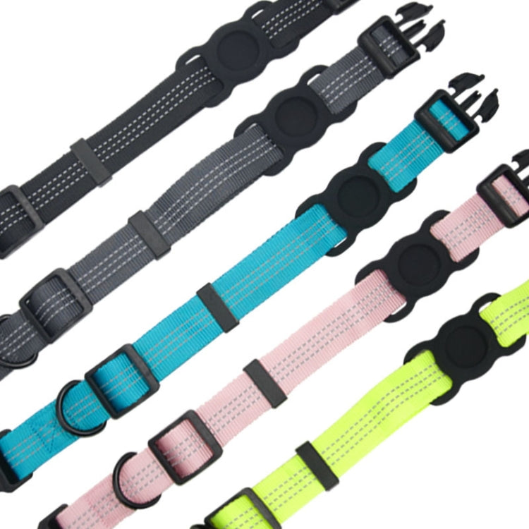 PUGGA GG1002 Poliéster Collares para mascotas Perro GPS Dispositivo Protector Collar, Tamaño:, M, L