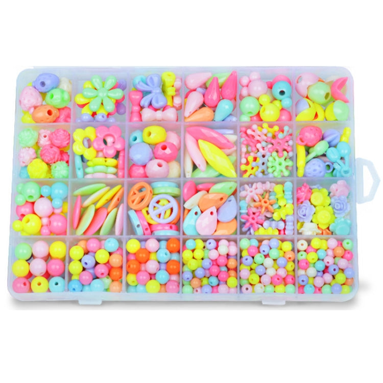 24 Rejilla Acrílico Con Cuentas Niños DIY Collar Pulsera Juguetes, Light-colored Candy, Dark Color Series, Crystal No. 2, Macaron, Porcelain White Series, Mix and Match 01 Models, Crystal No. 1, Mix and Match 02 Models, Bead In Bead, Fresh Princess    ...