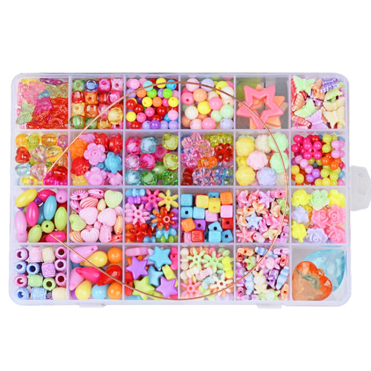 24 Rejilla Acrílico Con Cuentas Niños DIY Collar Pulsera Juguetes, Light-colored Candy, Dark Color Series, Crystal No. 2, Macaron, Porcelain White Series, Mix and Match 01 Models, Crystal No. 1, Mix and Match 02 Models, Bead In Bead, Fresh Princess    ...