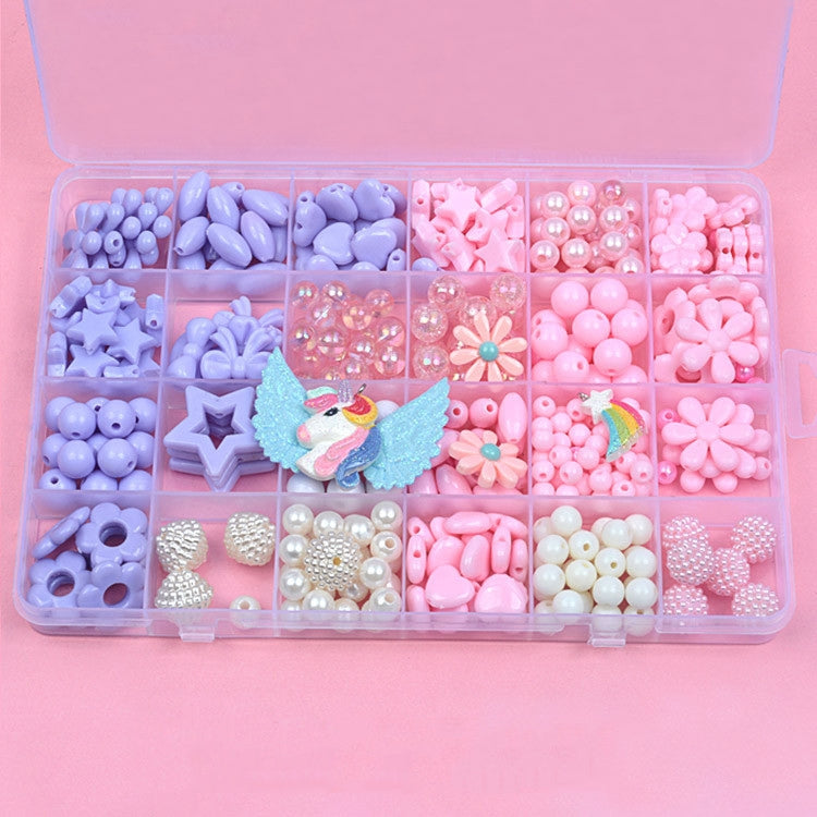 24 Rejilla Acrílico Con Cuentas Niños DIY Collar Pulsera Juguetes, Light-colored Candy, Dark Color Series, Crystal No. 2, Macaron, Porcelain White Series, Mix and Match 01 Models, Crystal No. 1, Mix and Match 02 Models, Bead In Bead, Fresh Princess    ...