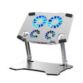 Radiador para portátil de aleación de aluminio con soporte para Tablet PC X16 con 4 ventiladores, X16 Tablet