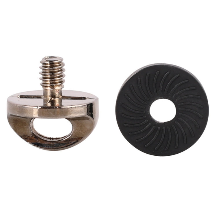 5 PCS 1/4 Cámara digital Base Tornillo Accesorios fotográficos, Thread, Plaid