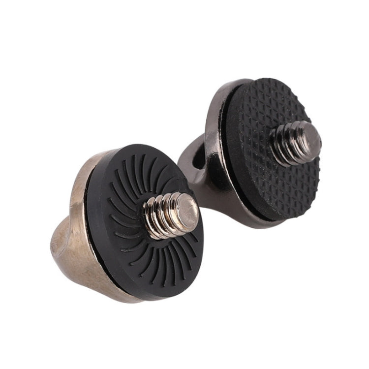 5 PCS 1/4 Cámara digital Base Tornillo Accesorios fotográficos, Thread, Plaid