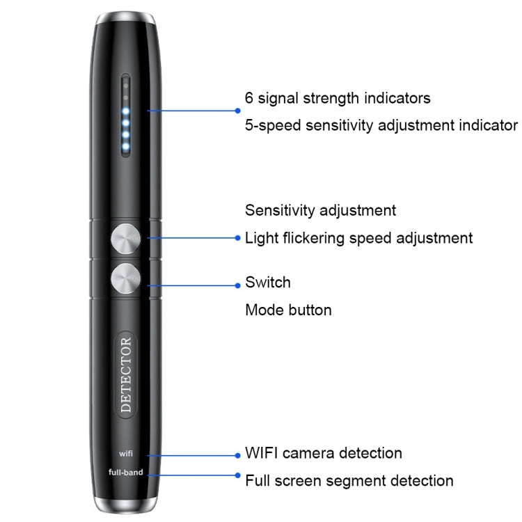 T8 Detector de infrarrojos de cámara antiespionaje antiespionaje