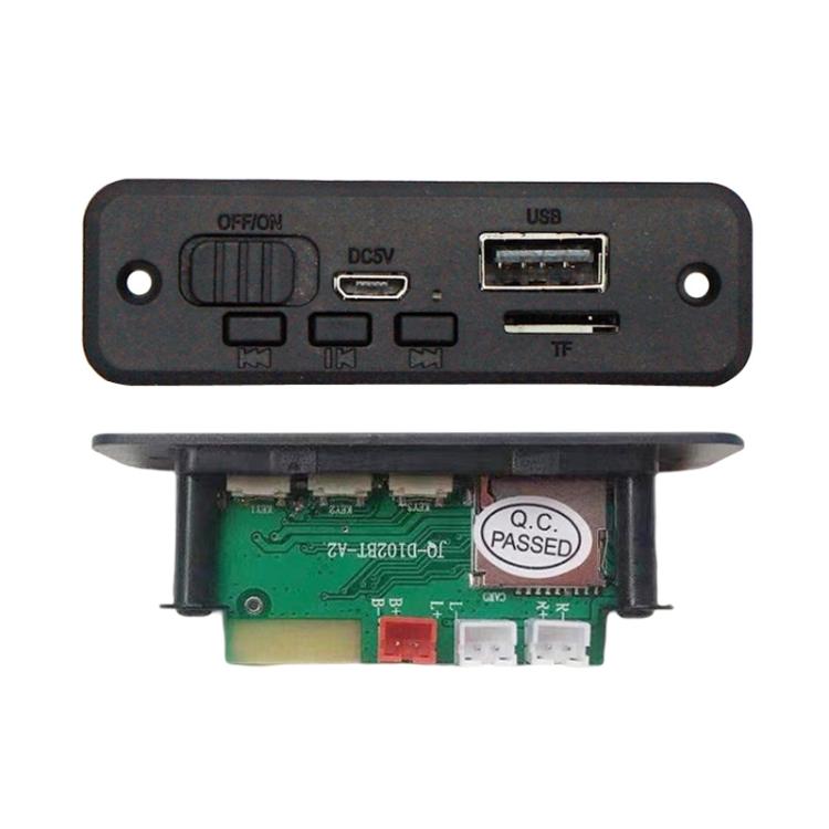 JQ-D102BT con amplificador Grabación de llamadas Módulo de placa decodificadora MP3 Bluetooth, JQ-D102BT