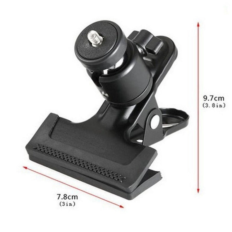Soporte de metal para flash de 2 piezas con abrazadera vigorosa para cardán
