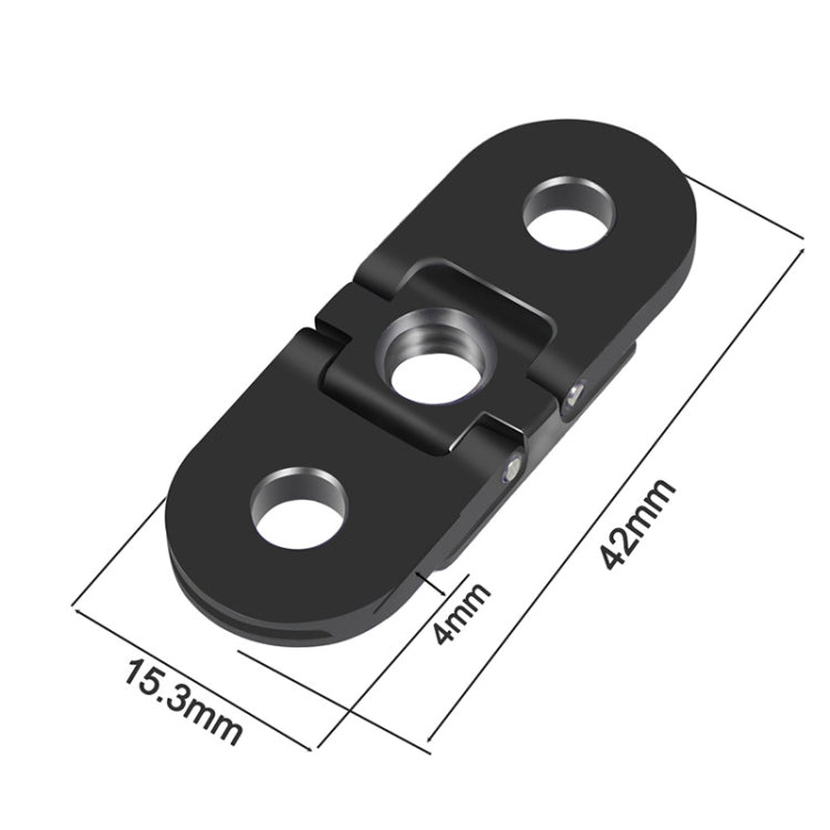 Base de repuesto magnética plegable de metal para GoPro HERO10 Black / HERO9 Black / HERO8 Black/MAX