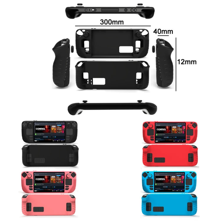 Cubierta de silicona todo incluido con tapa de botón para plataforma de vapor, (Black), (Blue), (Red), (Pink)