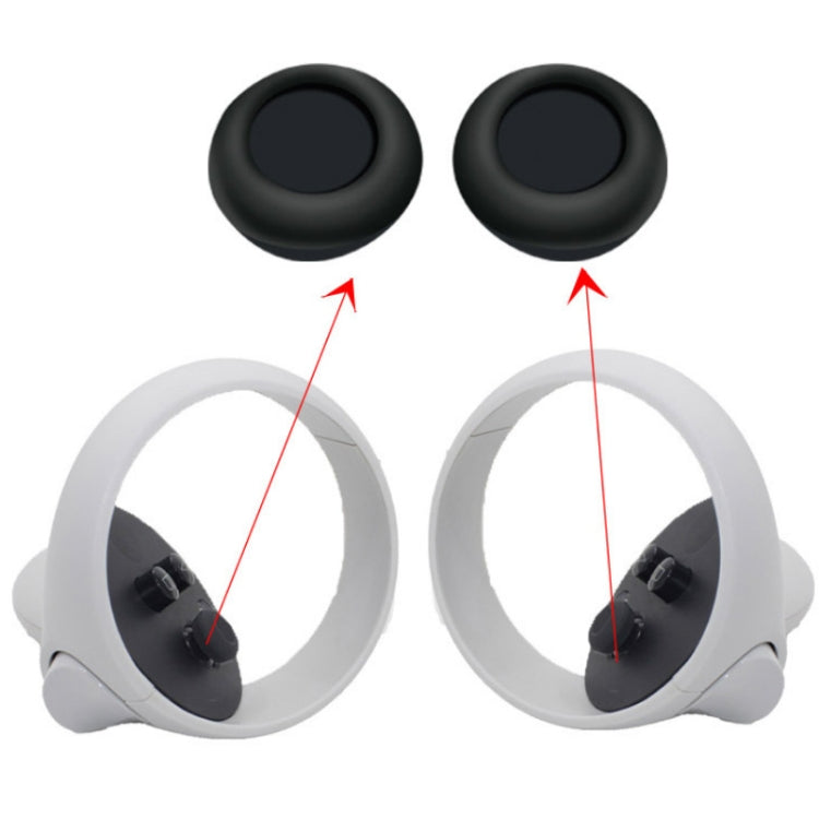 6 unids/set para Oculus quest2 cubierta de controlador de consola todo incluido de silicona, Blanco, Azul, Negro, Rojo