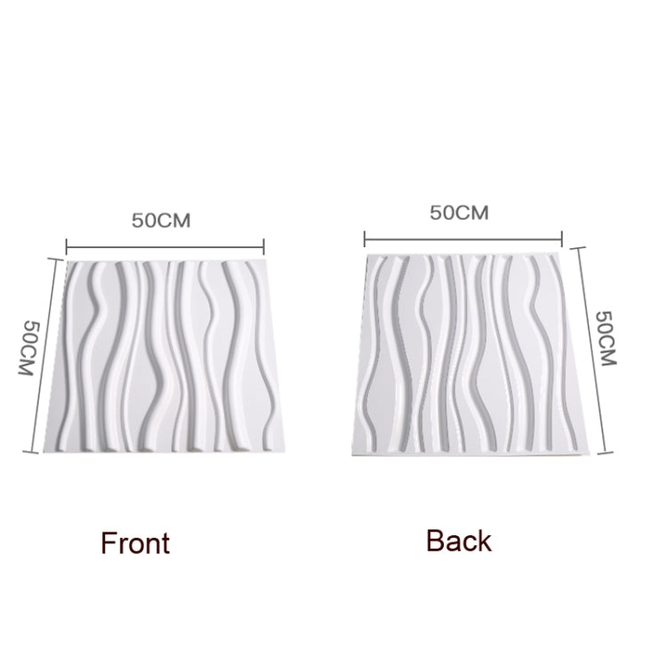 Apoyos de la foto del tablero del fondo del tiroteo del estéreo 3D del material del PVC, los 50 x los 50cm, D081 Waves White, D094 European -style White, D095 Square Brick White, D105 Ripple White, D133 Cook White, D137 Simple White