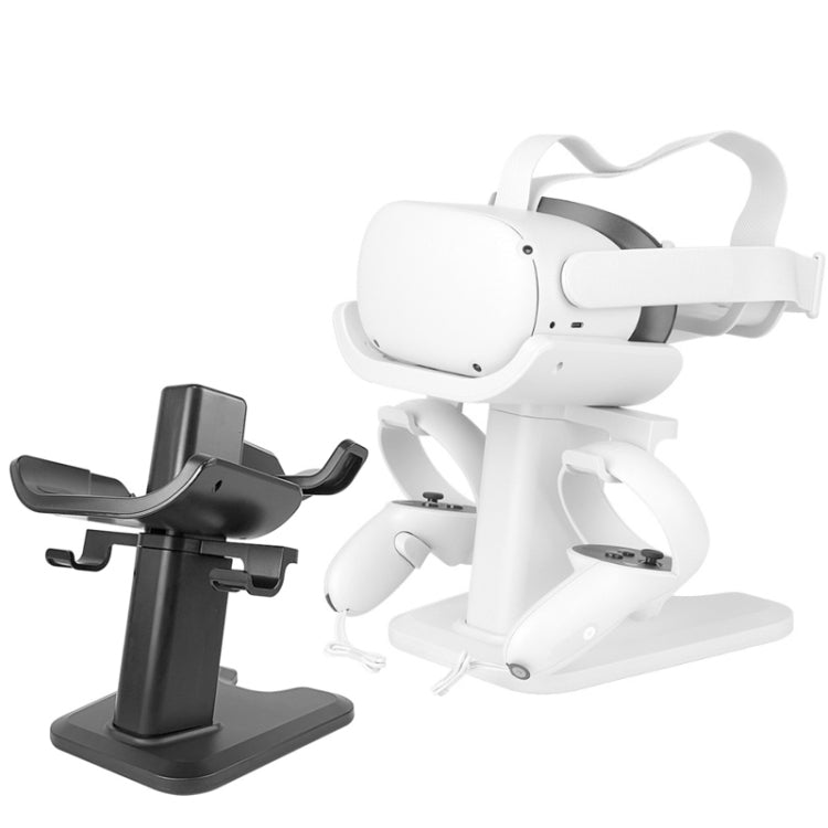 Soporte de pantalla de auriculares con soporte VR y soporte de controlador para Oculus Quest 2, For Oculus Quest 2 White, For Oculus Quest 2 Black