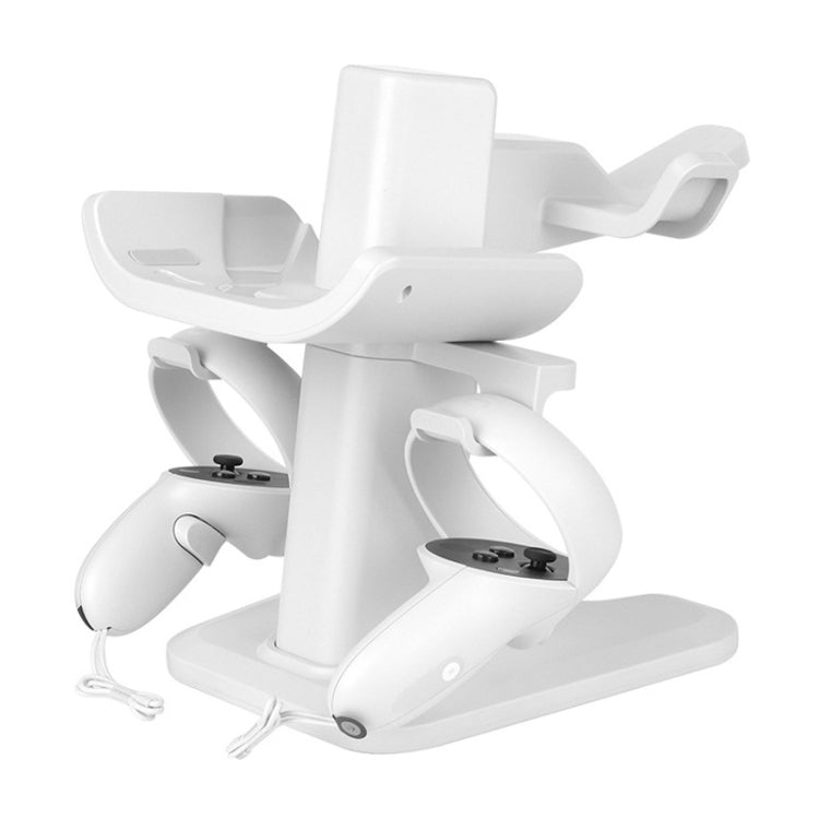 Soporte de pantalla de auriculares con soporte VR y soporte de controlador para Oculus Quest 2, For Oculus Quest 2 White, For Oculus Quest 2 Black