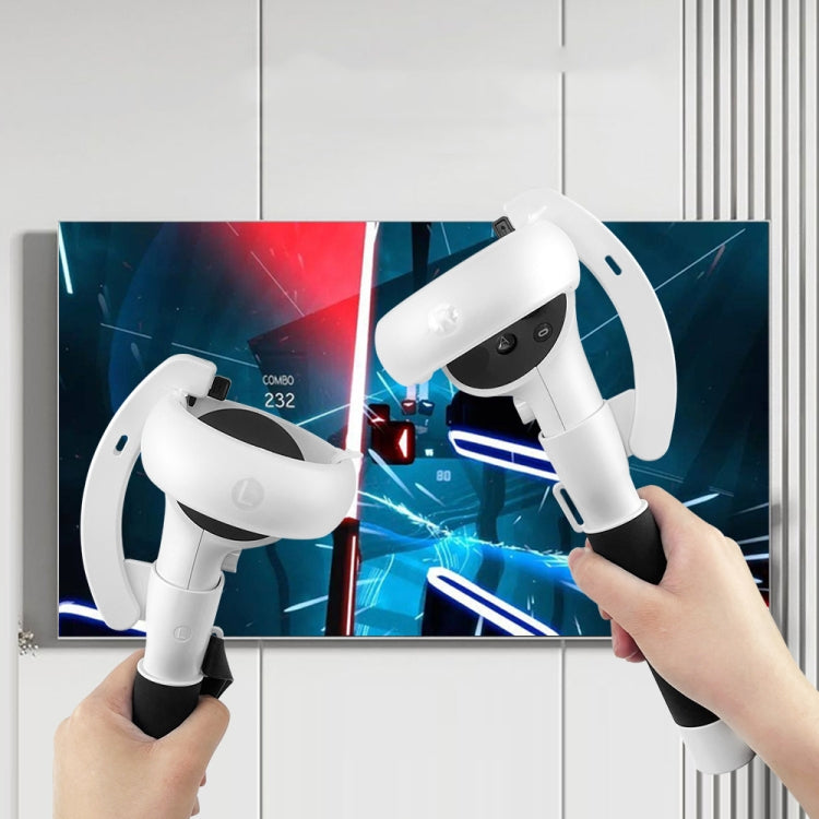 Manija larga de los controladores de VR para Oculus Quest 2 Playing Beat Saber Games, for Oculus Quest 2