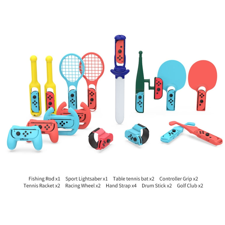 DOBE TNS-2125 Juego deportivo somatosensorial 18 en 1 para Nintendo Switch, DOBE 18 In 1