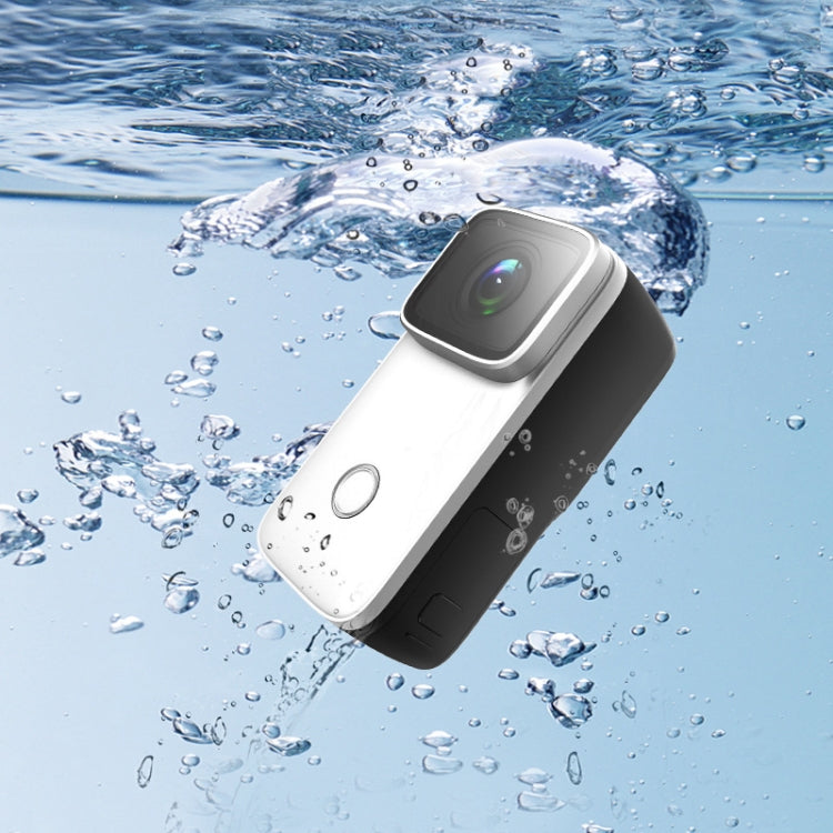 Cámara de acción de pulgar 4K HD Cámara WiFi antivibración, (White), (Black)