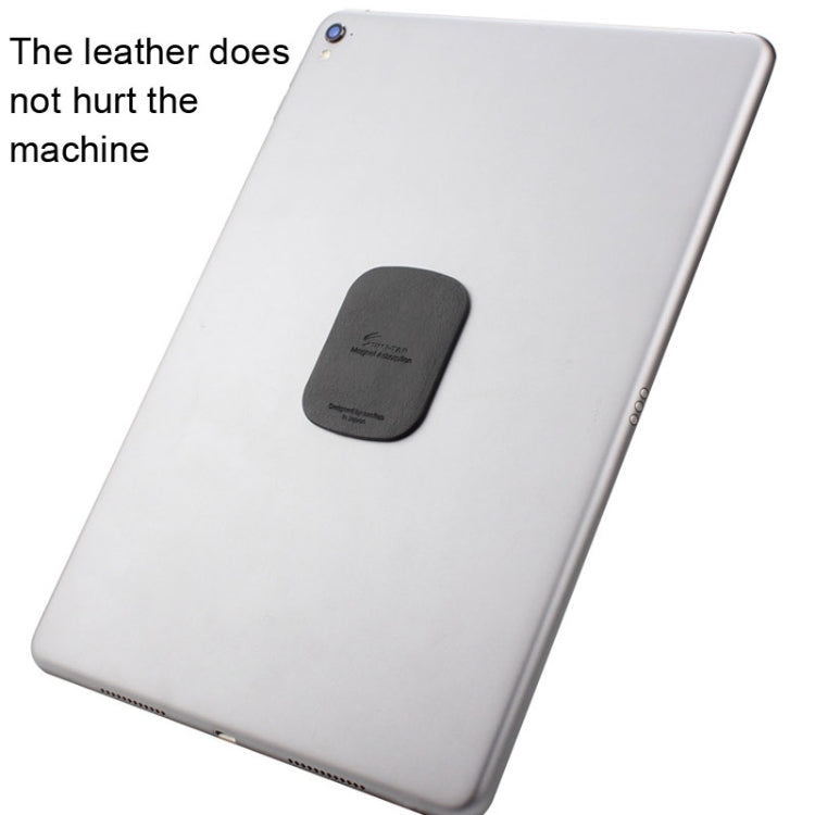 SUMITAP STHP-C40 hoja magnética cuadrada de cuero accesorios magnéticos para soporte de teléfono de coche, STHP-C40 Black, STHP-C40 Gray, STHP-C40 Brown