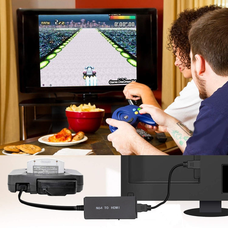 Cable convertidor N64 a HDMI HD para N64/GameCube/SNES, Converter HD Cable