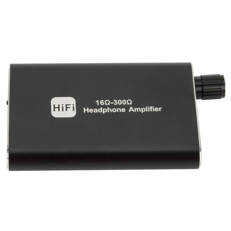 Amplificador de auriculares ajustable bajo portátil, 16-300 Ohm