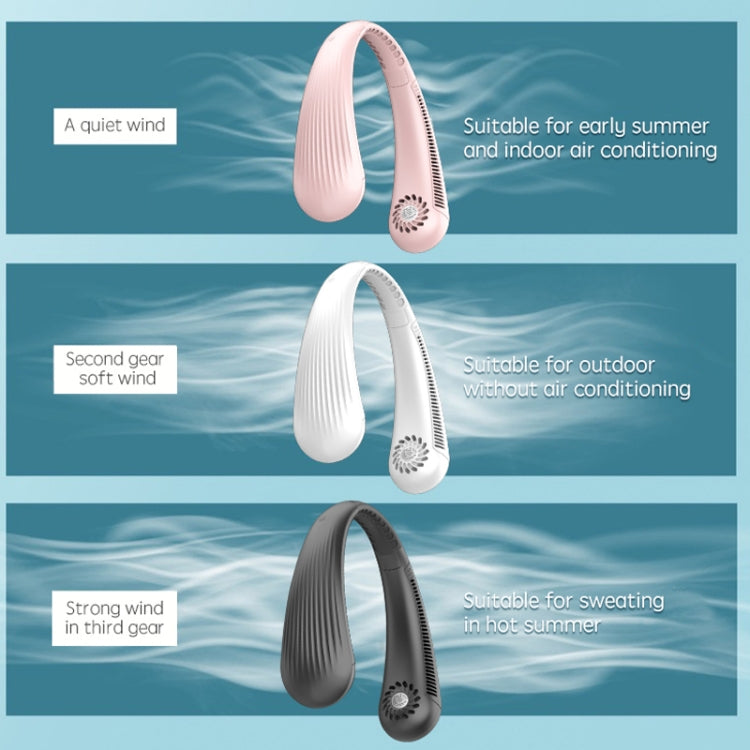 Ventilador de cuello colgante perezoso Ventilador deportivo silencioso sin aspas, modelo:, T36 White 3000 mAh, T36 Black 3000 mAh, T36 Pink 3000 mAh, A306 Four -core 4000 mAh White, A306 Four -core 4000 mAh Pink, A306 Four -core 4000 mAh Green