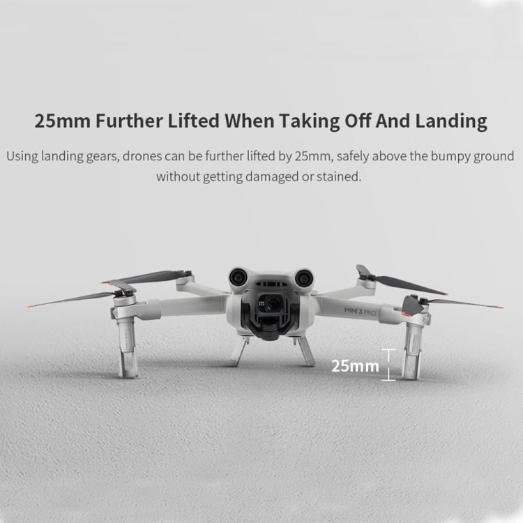 PGYTECH para tren de aterrizaje elevado DJI Mini 3 Pro, puede aumentar 25 mm