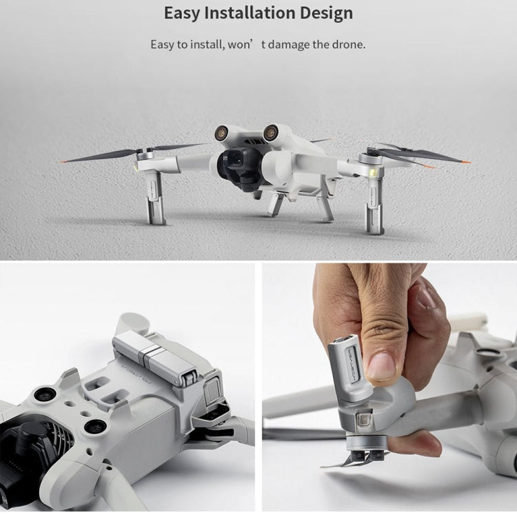 PGYTECH para tren de aterrizaje elevado DJI Mini 3 Pro, puede aumentar 25 mm