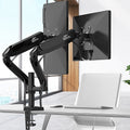 Soporte de elevación de presión de aire de pantalla doble de escritorio para monitor de computadora KALOC