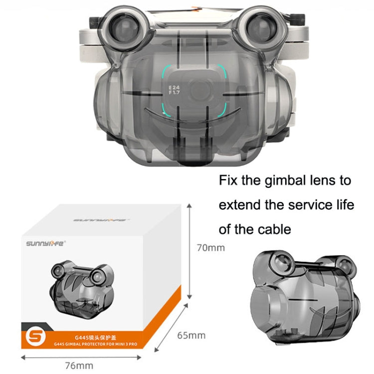Sunnylife MM3-G445 para DJI Mini 3 Pro Frog Lens Cover Gimbal Protection Vision Sensor Cover, For DJI Mini 3 Pro
