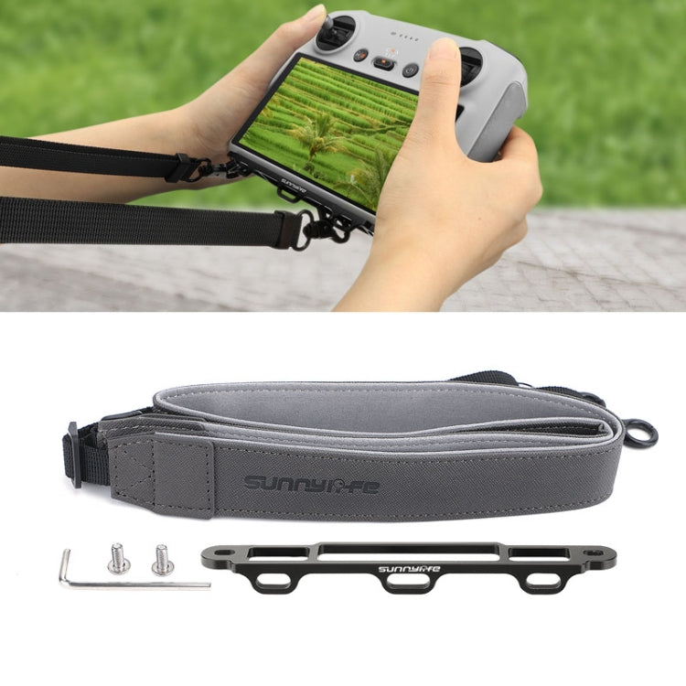 Sunnylife MM3-GS389 para Mini 3 Pro DJI RC con cordón de cuero con control remoto de pantalla, MM3-GS389