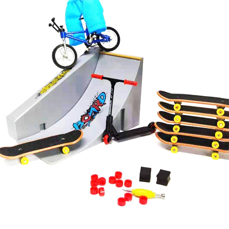 Mini Finger Bike Bicicleta Finger Skateboards Skate Ramp Parts Set, CDH-7, CDH-8, CDH-9, CDH-10, CDH-11