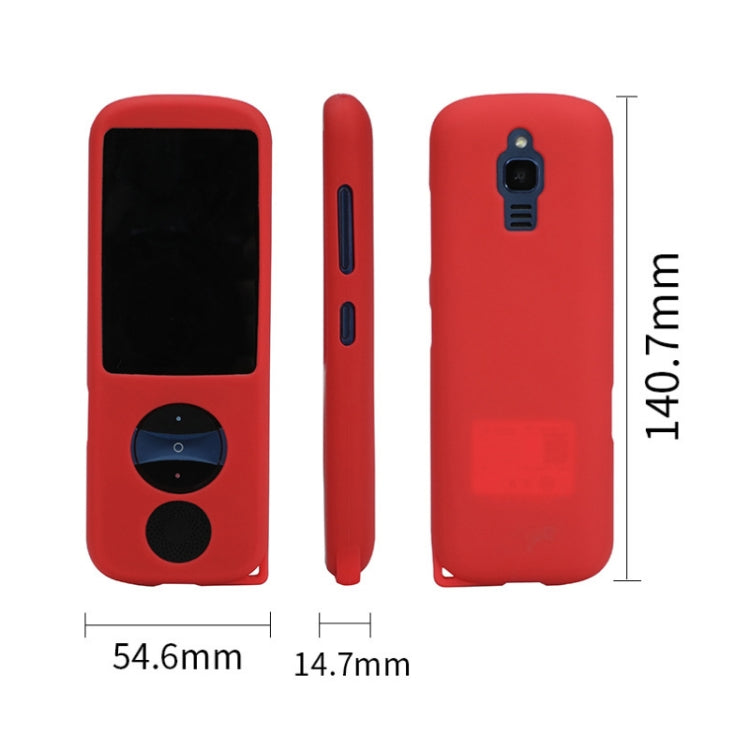 Estuche de almacenamiento de silicona para iFLYTEK Translator 3.0, Rosado, Verde de Pasto, Negro, Noon Blue, Azul de Cielo, Rojo, Rojo de vino, Amarillo, Matcha Green