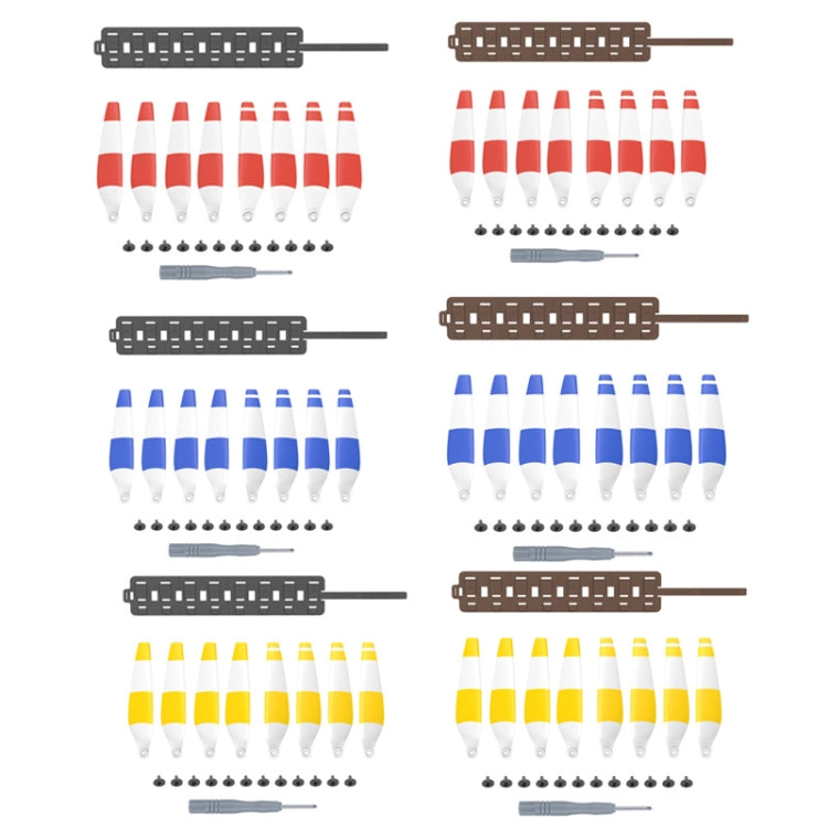Sunnylife MM3-SN443 para palas de hélice Mini 3 Pro + bolsa de almacenamiento plegable de silicona, Red Strip+Gray Bag, Red Strip+Brown Bag, Blue Strip+Gray Bag, Blue Strip+Brown Bag, Yellow Strip+Gray Bag, Yellow Strip+Brown Bag