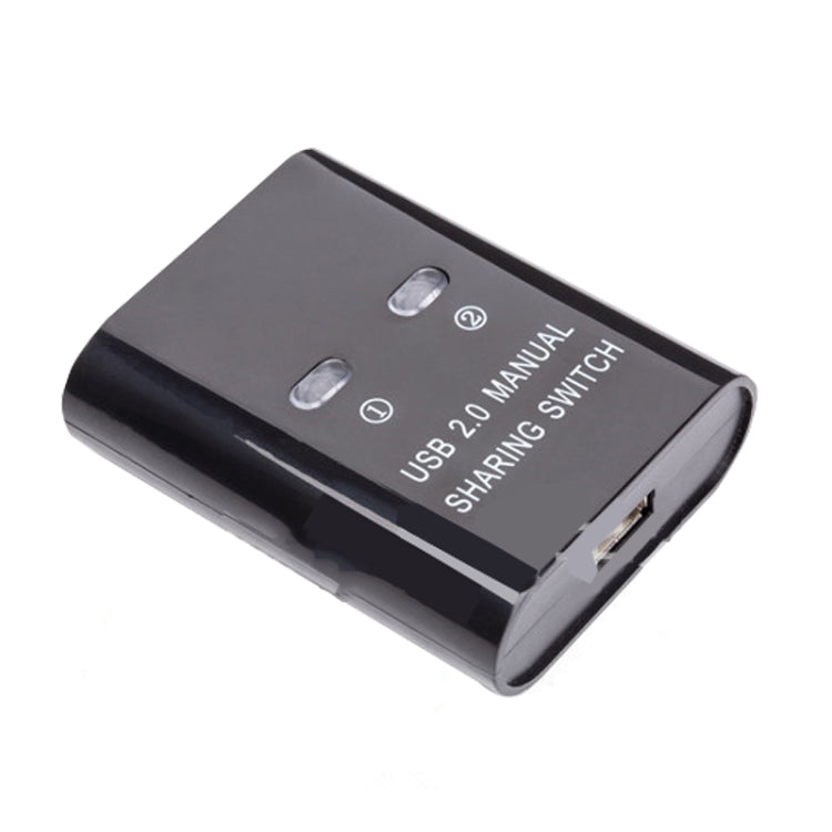 SW68 Conmutador 2 en 1 Compartidor de impresión automático USB, Black, Silver