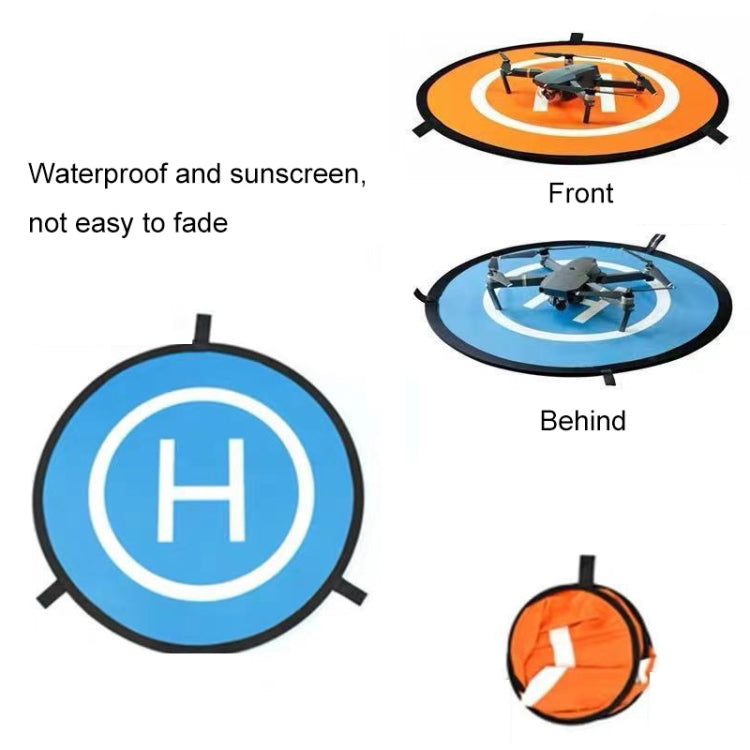 Plataforma de aterrizaje de helipuerto plegable universal para drones, Diameter 55cm Blue Orange, Diameter 75cm Blue Orange, Diameter 90cm Blue Orange, Diameter 110cm Blue Orange
