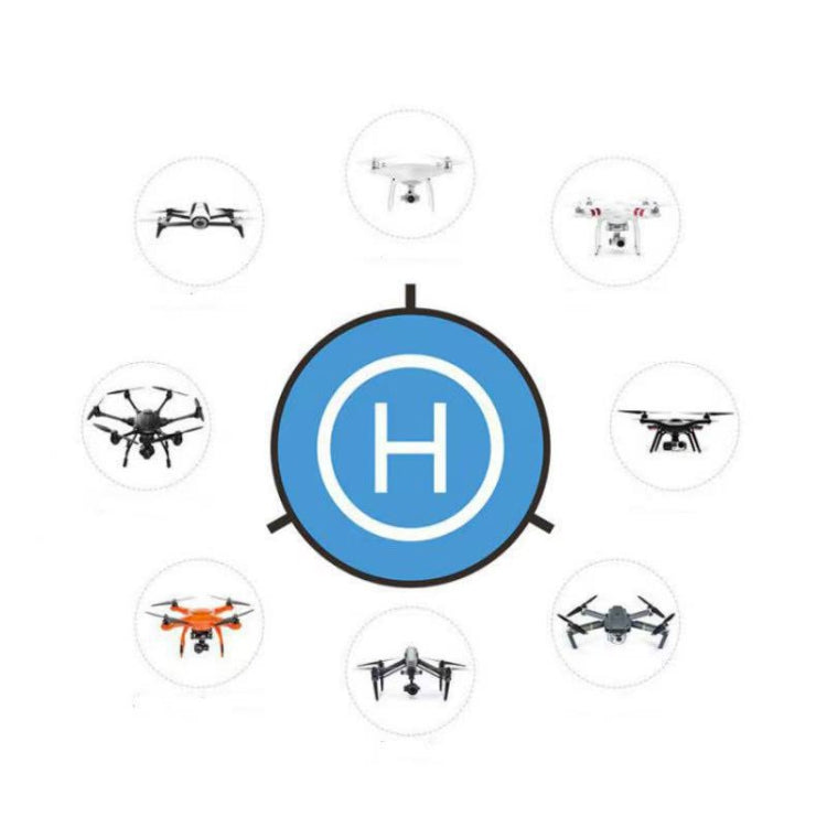 Plataforma de aterrizaje de helipuerto plegable universal para drones, Diameter 55cm Blue Orange, Diameter 75cm Blue Orange, Diameter 90cm Blue Orange, Diameter 110cm Blue Orange