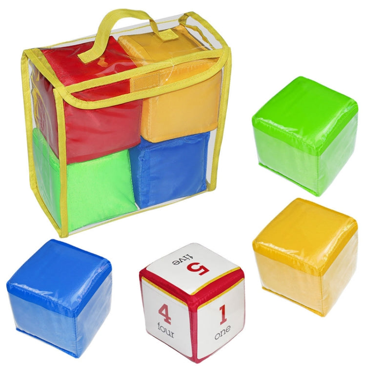 4 PCS / Set Portable Dice Toys Bolsa de almacenamiento Educativo Juguete de educación temprana, 4 PCS / Set