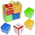 4 PCS / Set Portable Dice Toys Bolsa de almacenamiento Educativo Juguete de educación temprana, 4 PCS / Set