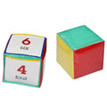 2 PCS / Set Insert Card Dados Juguetes de aprendizaje con bolsillo transparente, 2 PCS / Set