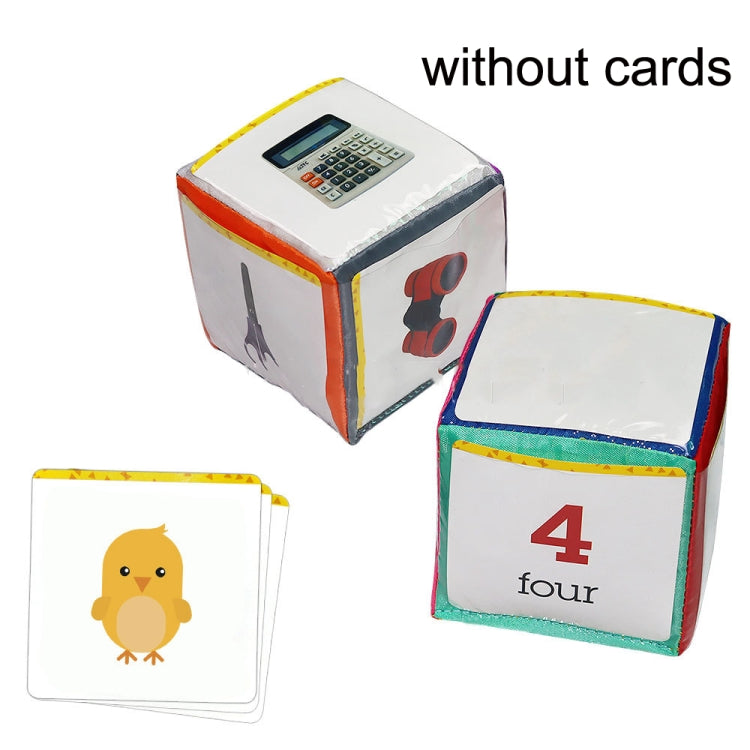 2 PCS / Set Insert Card Dados Juguetes de aprendizaje con bolsillo transparente, 2 PCS / Set