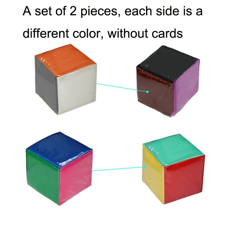 2 PCS / Set Insert Card Dados Juguetes de aprendizaje con bolsillo transparente, 2 PCS / Set