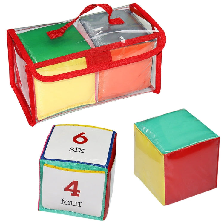2 PCS / Set Insert Card Dados Juguetes de aprendizaje con bolsillo transparente, 2 PCS / Set