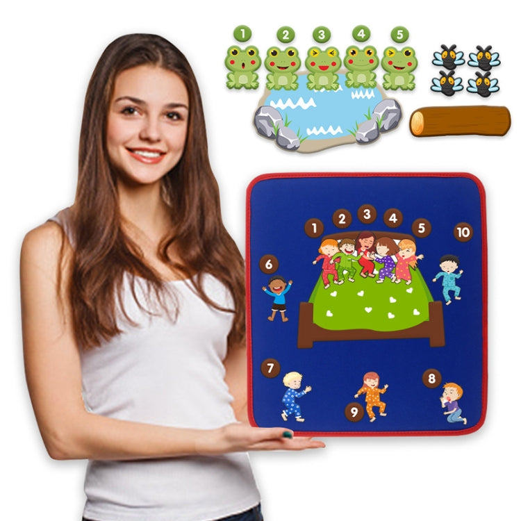 Story Felt Board Nursery Rhyme Storyboard Juguetes educativos para la educación temprana, Story Felt Board