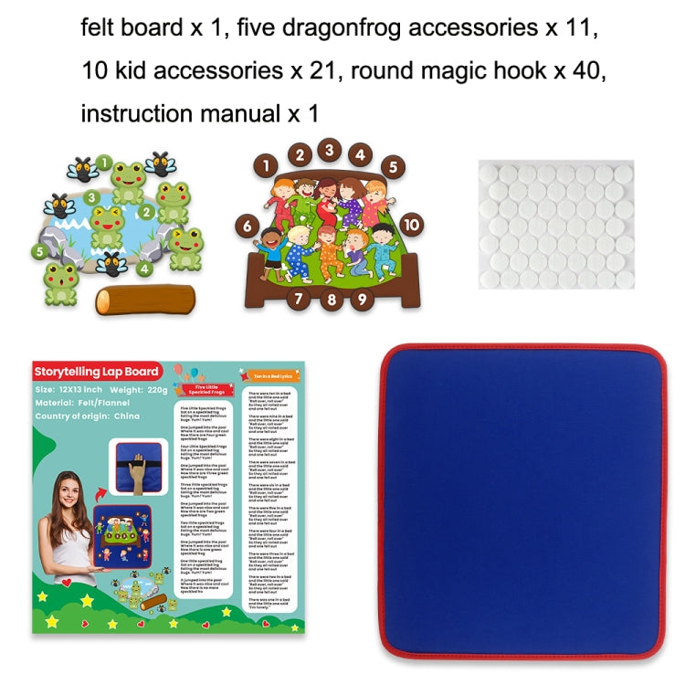 Story Felt Board Nursery Rhyme Storyboard Juguetes educativos para la educación temprana, Story Felt Board