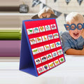Bolsillo plegable de escritorio con trípode de sobremesa Stand Up Card Pouch, Card Pouch