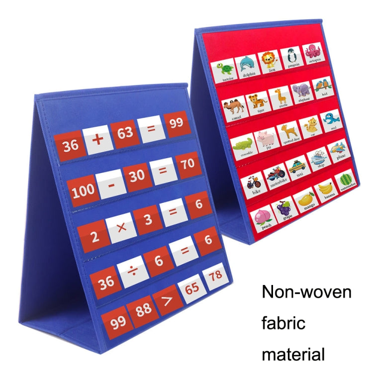 Bolsillo plegable de escritorio con trípode de sobremesa Stand Up Card Pouch, Card Pouch