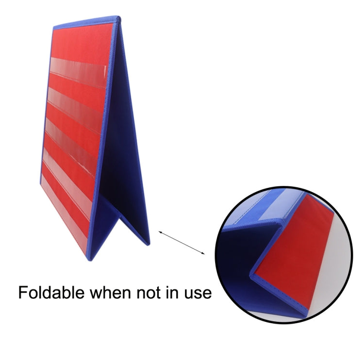 Bolsillo plegable de escritorio con trípode de sobremesa Stand Up Card Pouch, Card Pouch