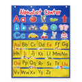 Tarjeta del alfabeto Enseñanza temprana Bolsa colgante Bolsillo para letras, Alphabet Card