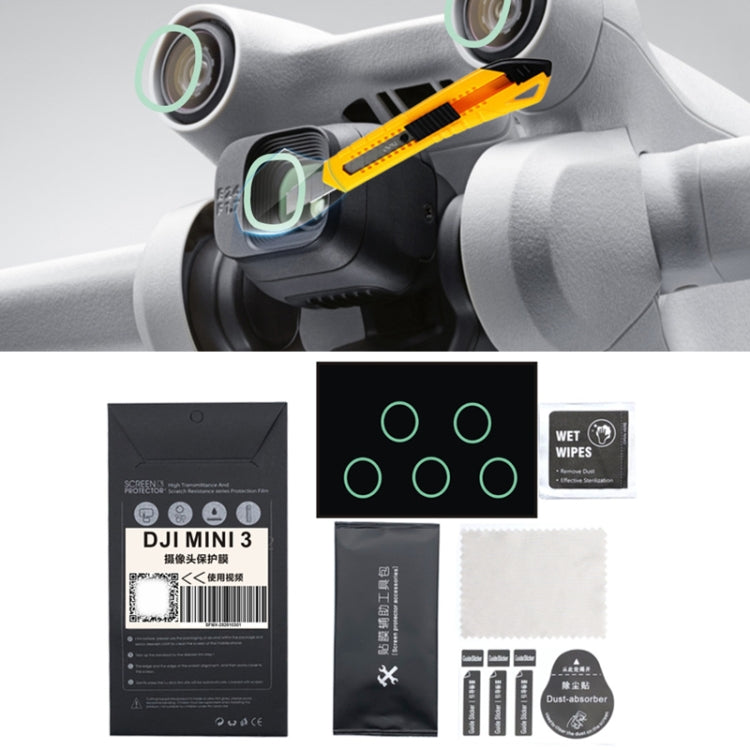 MN3-BHM-SF para DJI Mini 3 Pro Sensor + Protector de lente Accesorios antiarañazos y antigolpes, For DJI Mini 3 Pro