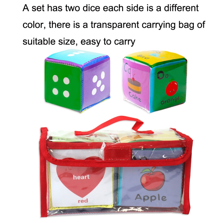 2 uds tarjeta gráfica alfanumérica dados de tarjeta de inserción con tarjetas, 2PCS Insertion Card Dice