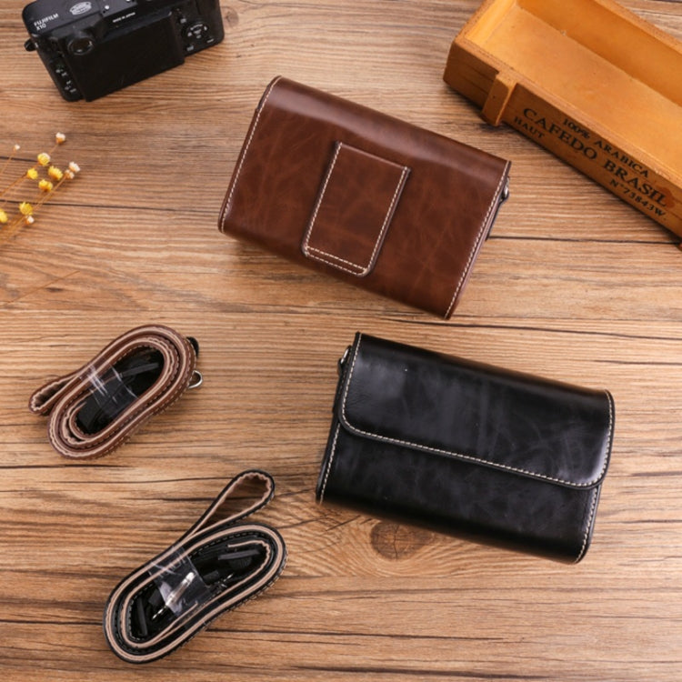 Para Canon G7X3 / G5X2 / Sony ZV1RX1007 / Guang GR3 Funda de cuero para cámara