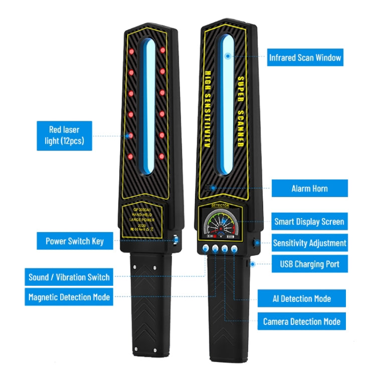 Detector de señal S699 Disparo anticancerígeno Detector de escaneo GPS antiespionaje, S699